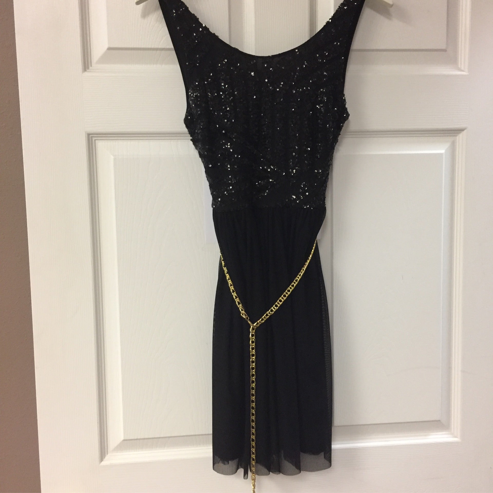 coral and gold maxi dress Black Tweed Short Sleeve Blazer Mini Dress main image 1
